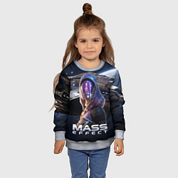 Свитшот детский Mass Effect ТалиЗора, цвет: 3D-меланж — фото 2