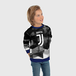 Свитшот детский Juventus geometry fc, цвет: 3D-синий — фото 2