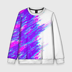 Детский свитшот Neon glitch