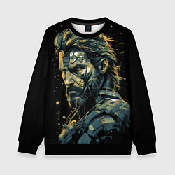 Свитшот детский Venom Snake Metal gear game, цвет: 3D-черный