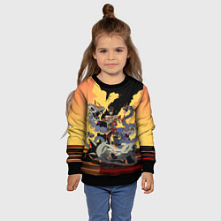 Свитшот детский Hades Загрей принц Подземного мира, цвет: 3D-черный — фото 2