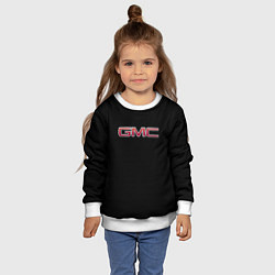 Свитшот детский GMC logo, цвет: 3D-белый — фото 2