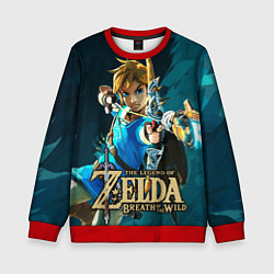 Свитшот детский Zelda - Link, цвет: 3D-красный