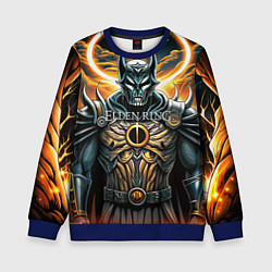 Свитшот детский Elden Ring black knight, цвет: 3D-синий