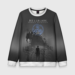 Свитшот детский Hellblade - Sign, цвет: 3D-белый