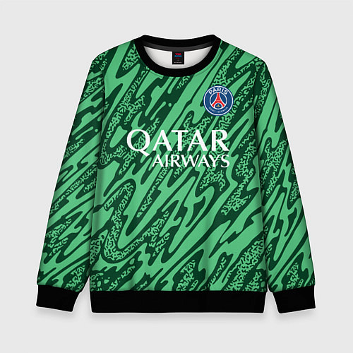 Детский свитшот Сафонов ПСЖ форма 2425 / 3D-Черный – фото 1