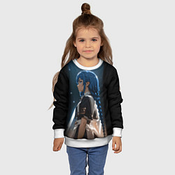 Свитшот детский Рокси Наставница - Mushoku Tensei: Jobless, цвет: 3D-белый — фото 2