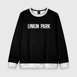 Свитшот детский Linkin park rock white, цвет: 3D-белый