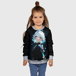 Свитшот детский Furina - Genshin impact, цвет: 3D-меланж — фото 2