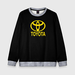 Свитшот детский Toyota yellow, цвет: 3D-меланж