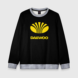 Свитшот детский Daewoo logo yellow, цвет: 3D-меланж