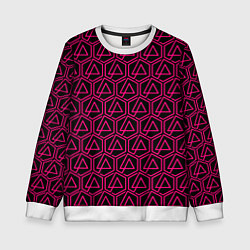 Детский свитшот Linkin park pink logo