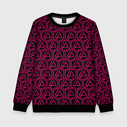 Детский свитшот Linkin park pink logo