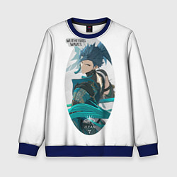 Свитшот детский Wuthering Waves, цвет: 3D-синий