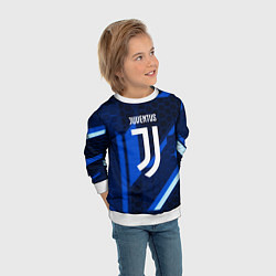 Свитшот детский Juventus sport geometry steel, цвет: 3D-белый — фото 2
