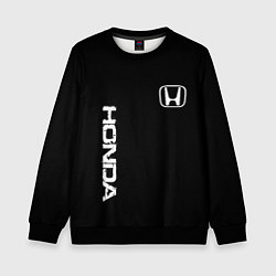 Детский свитшот Honda white logo auto