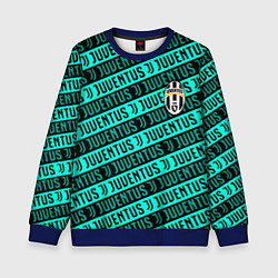 Детский свитшот Juventus pattern logo steel