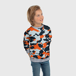 Свитшот детский Камуфляж из игры counter strike, цвет: 3D-меланж — фото 2