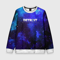 Свитшот детский Detroit become human space, цвет: 3D-белый