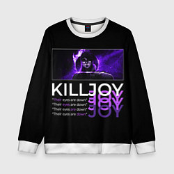 Свитшот детский Killjoy Valorant, цвет: 3D-белый