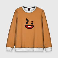 Свитшот детский BT21 Shooky, цвет: 3D-белый
