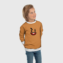 Свитшот детский BT21 Shooky, цвет: 3D-белый — фото 2