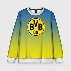 Свитшот детский Borussia gradient, цвет: 3D-белый