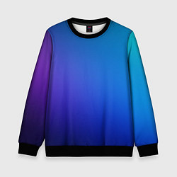 Детский свитшот Градиент небесных цветов