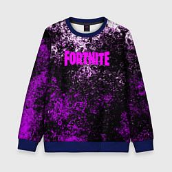 Свитшот детский Fortnite неоновые краски, цвет: 3D-синий