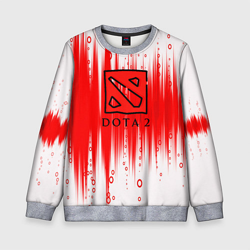 Детский свитшот Dota abstraction / 3D-Меланж – фото 1