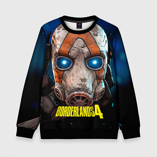 Детский свитшот Маска в руке Borderlands 4 / 3D-Черный – фото 1