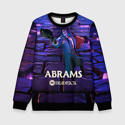 Детский свитшот Deadlock Abrams / 3D-Черный – фото 1