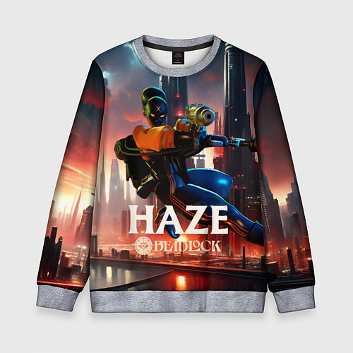 Детский свитшот Мгла Deadlock / 3D-Меланж – фото 1