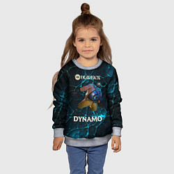 Свитшот детский Динамо Deadlock, цвет: 3D-меланж — фото 2