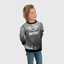 Свитшот детский Mini - grey gradient, цвет: 3D-черный — фото 2