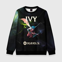 Свитшот детский Deadlock Плющ, цвет: 3D-черный
