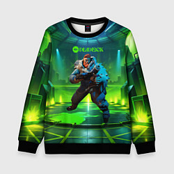 Свитшот детский Kelvin Deadlock, цвет: 3D-черный