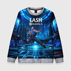 Свитшот детский Lash Deadlock, цвет: 3D-меланж