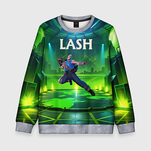 Детский свитшот Lash Deadlock / 3D-Меланж – фото 1