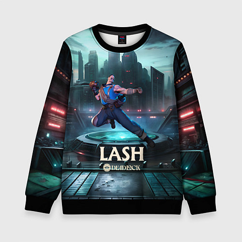 Детский свитшот Deadlock Lash / 3D-Черный – фото 1