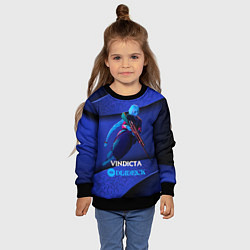 Свитшот детский Vindicta Deadlock, цвет: 3D-черный — фото 2
