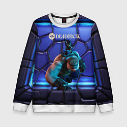Свитшот детский Mo and Krill Deadlock, цвет: 3D-белый