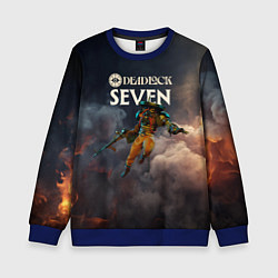 Свитшот детский Deadlock Seven, цвет: 3D-синий