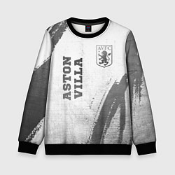 Детский свитшот Aston Villa - white gradient вертикально