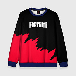 Свитшот детский Fortnite розовые краски, цвет: 3D-синий