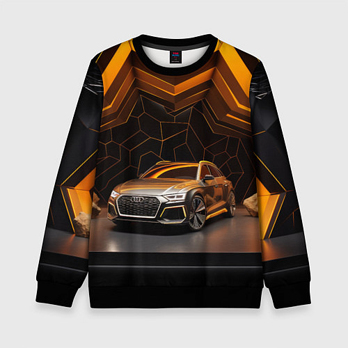 Детский свитшот Audi auto / 3D-Черный – фото 1