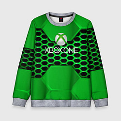 Свитшот детский Xbox metal game, цвет: 3D-меланж