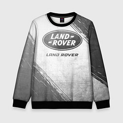 Свитшот детский Land Rover - white gradient, цвет: 3D-черный