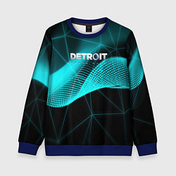 Свитшот детский Detroit become human games, цвет: 3D-синий
