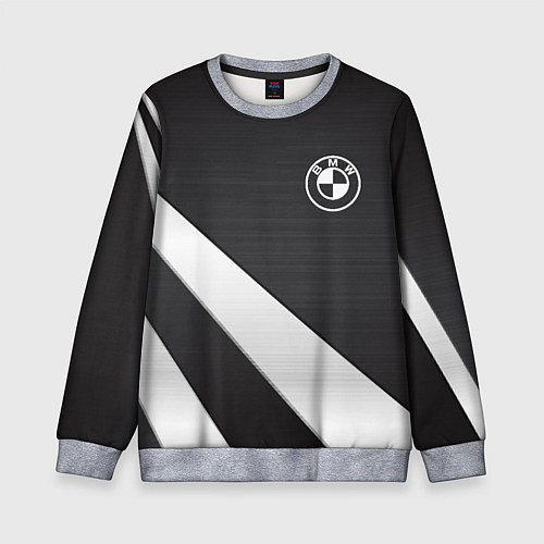 Детский свитшот BMW sport line geometry steel / 3D-Меланж – фото 1